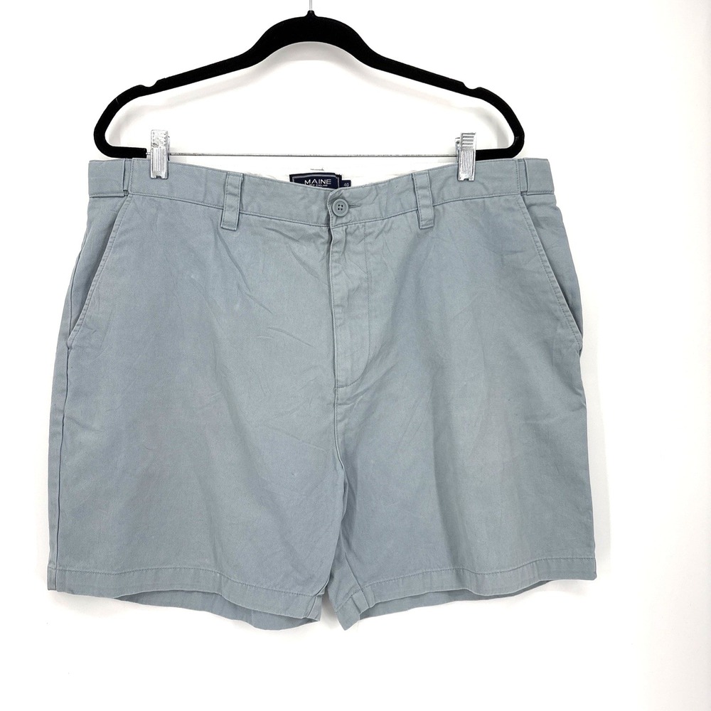 Maine New England Shorts Men's 40 Blue 100% Cotton Shorts